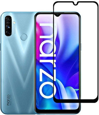 Hyper Edge To Edge Tempered Glass for Realme narzo 20A(Pack of 1)