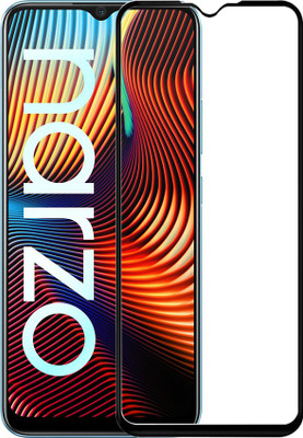 INSTYLE Edge To Edge Tempered Glass for Realme Narzo 20(Pack of 1)
