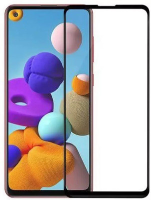 Q Box Edge To Edge Tempered Glass for Samsung Galaxy A21s(Pack of 1)