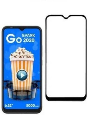 Caseline Edge To Edge Tempered Glass for Tecno Spark Go 2020(Pack of 1)