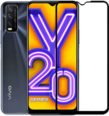 Aspir Edge To Edge Tempered Glass for Vivo Y20, Vivo Y20i(Pack of 1)