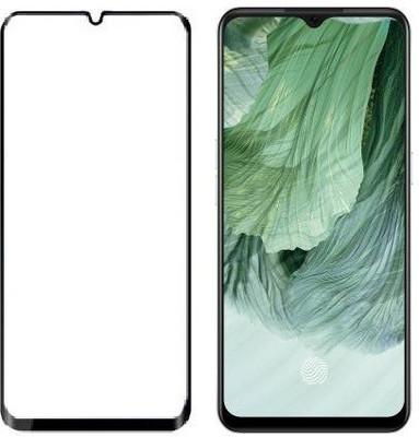 HOBBYTRONICS Edge To Edge Tempered Glass for OPPO F17(Pack of 1)