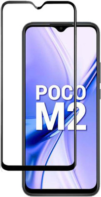SoftTech Edge To Edge Tempered Glass for Poco M2, Mi Redmi 9 Prime(Pack of 1)