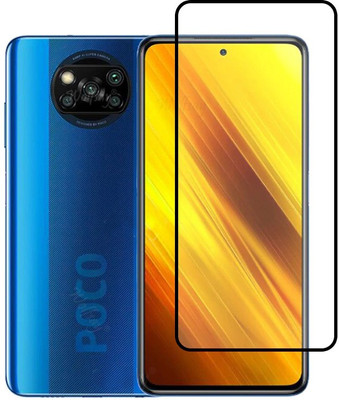 INSTYLE Edge To Edge Tempered Glass for Poco X3(Pack of 1)