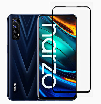 AKSHUD Edge To Edge Tempered Glass for Realme narzo 20 Pro(Pack of 1)