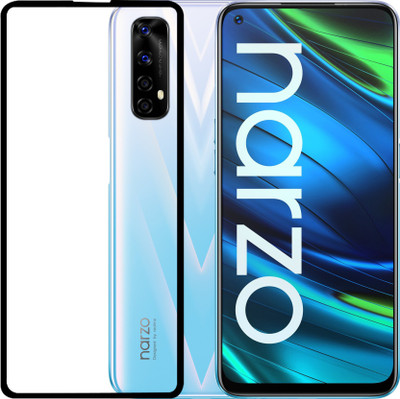 eCase Edge To Edge Tempered Glass for Realme Narzo 20 Pro(Pack of 1)