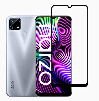 DSCASE Edge To Edge Tempered Glass for Realme Narzo 20(Pack of 1)