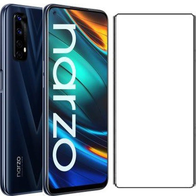 HOBBYTRONICS Tempered Glass Guard for REALME NARZO 20 PRO(Pack of 1)