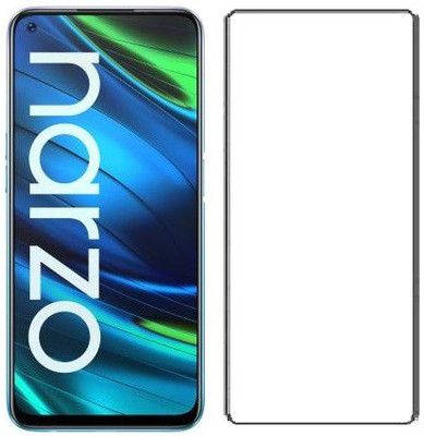 HOBBYTRONICS Tempered Glass Guard for REALME NARZO 20 PRO(Pack of 1)