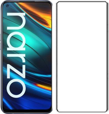 HOBBYTRONICS Tempered Glass Guard for REALME NARZO 20 PRO(Pack of 1)