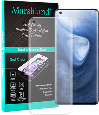 Marshland Tempered Glass Guard for Vivo X50 Pro Uv Matte Finish(Pack of 1)