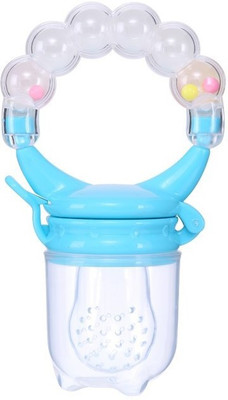 Tiny Tycoonz Ultra Care Fruit and food nibbler with Silicone Sac/ Feeding Pacifier Feeder Soother and Teether Teether and Feeder(Blue)