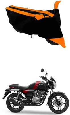 RONISH Two Wheeler Cover for Bajaj(V 150, Black, Orange)