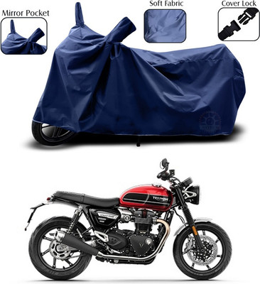 SEBOMGO Waterproof Two Wheeler Cover for Triumph(Blue)