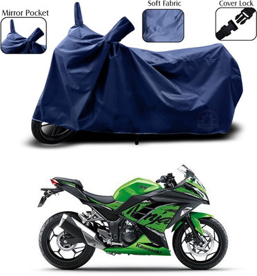SUNONA Waterproof Two Wheeler Cover for Kawasaki(Ninja, Blue)