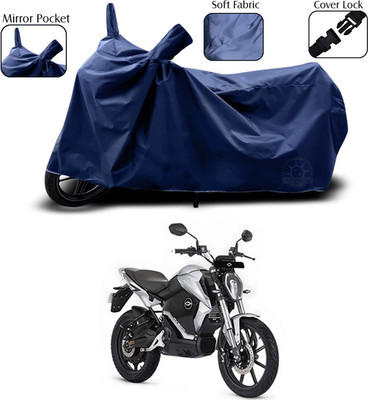ANTHUB Two Wheeler Cover for Revolt(RV 300, Blue)