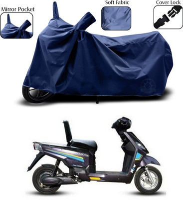 SEBONGO Two Wheeler Cover for Hero(Electric NYX, Blue)
