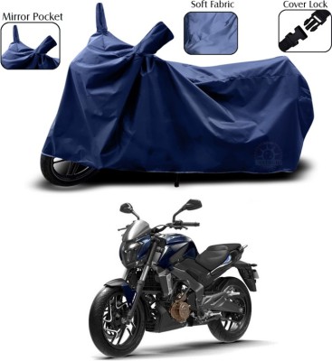 ANTHUB Waterproof Two Wheeler Cover for Bajaj(Dominar, Blue)