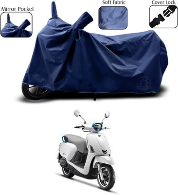 SEBONGO Two Wheeler Cover for 22Motors(Blue)