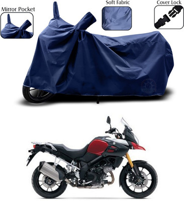 SEBONGO Two Wheeler Cover for Suzuki(V Strom 1000, Blue)