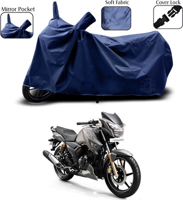 ANTHUB Two Wheeler Cover for TVS(Apache RTR 180, Blue)