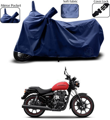 SEBONGO Two Wheeler Cover for Royal Enfield(Thunderbird 350, Blue)