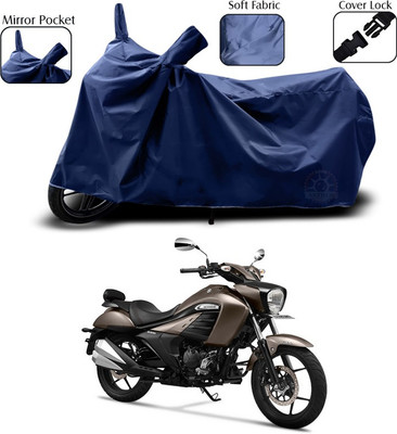 ANTHUB Waterproof Two Wheeler Cover for Suzuki(intruder 150, Blue)