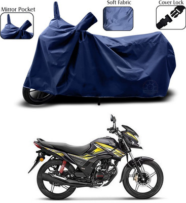 SEBONGO Two Wheeler Cover for Honda(CB Shine SP, Blue)
