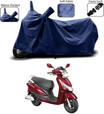 ANTHUB Two Wheeler Cover for Hero(Destini 125, Blue)