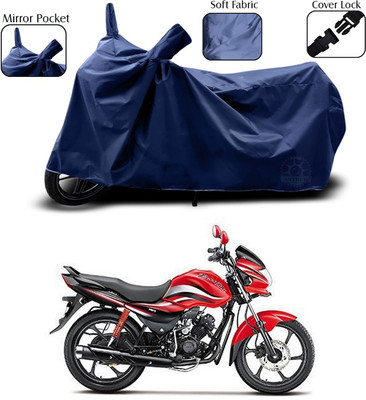 ANTHUB Two Wheeler Cover for Hero(Passion Pro TR, Blue)