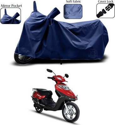 SEBONGO Waterproof Two Wheeler Cover for Hero(Electric Flash, Blue)