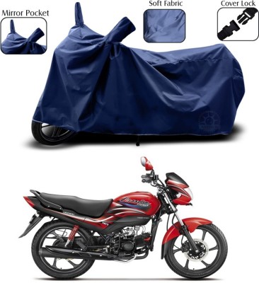 SEBONGO Waterproof Two Wheeler Cover for Hero(Passion Pro TR, Blue)