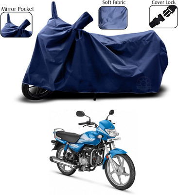 SEBONGO Waterproof Two Wheeler Cover for Hero(HF Deluxe, Blue)