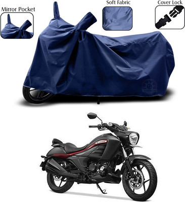 SEBONGO Two Wheeler Cover for Suzuki(Intruder, Blue)