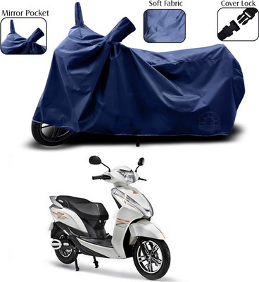 SEBOMGO Waterproof Two Wheeler Cover for Ampere(Blue)