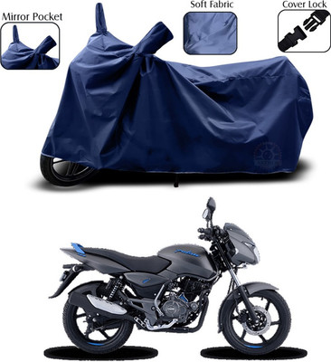 SEBONGO Two Wheeler Cover for Bajaj(Pulsar 125, Blue)