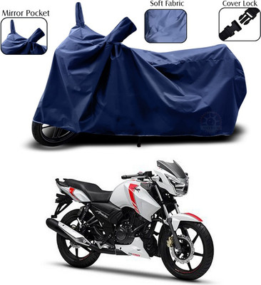 ANTHUB Two Wheeler Cover for TVS(Apache RTR 160, Blue)
