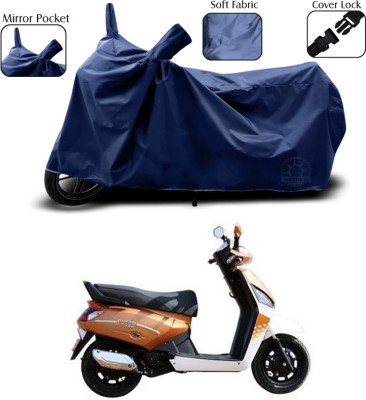 ANTHUB Waterproof Two Wheeler Cover for Mahindra(Gusto, Blue)