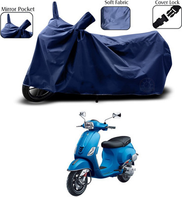 SEBONGO Two Wheeler Cover for Piaggio(Blue)
