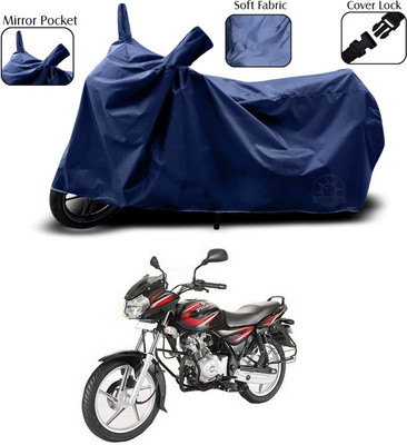 SEBONGO Two Wheeler Cover for Bajaj(Discover 125 DTS-i, Blue)