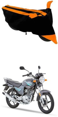 RONISH Two Wheeler Cover for Yamaha(Libero, Black, Orange)