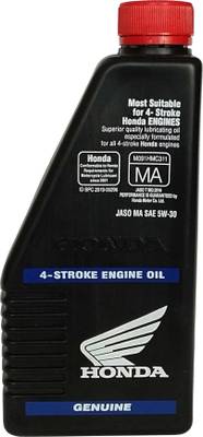 Honda Genuine BSVI 4-Stroke Premium Engine Oil SAE 5W30 MA optimum performance for Honda Superbikes Full-Synthetic Engine Oil  (1 L, Pack of 1)
