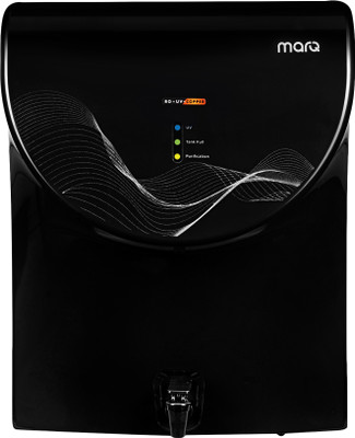 MarQ By Flipkart MQWPAROUVB7L 7 L RO + UV Water Purifier with Mineraliser & Copper (Black)