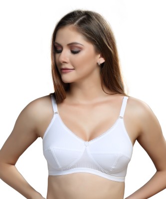 LIBRA Women Full Coverage Non Padded Bra(White)