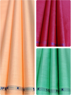 SUBHDIN Pure Cotton Solid Shirt Fabric