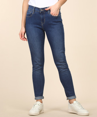 Levis Super Skinny Women Blue Jeans