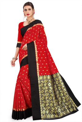 JagannathSaree Woven Bollywood Tussar Silk Saree(Multicolor)