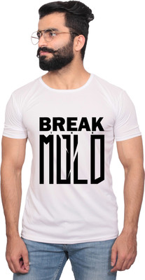 NITYANAND CREATIONS Graphic Print Men Round Neck White T-Shirt
