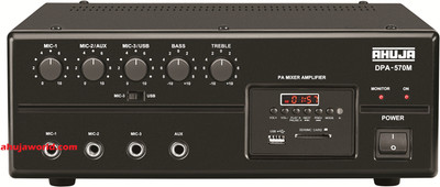 Ahuja DPA 570M with Bluetooth&USB 50 W AV Power Amplifier(Black)