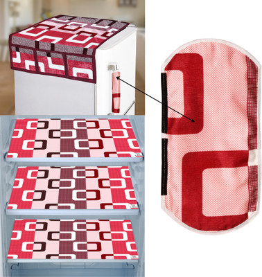 E-Retailer Refrigerator  Cover(Width: 99 cm, Value For Money Combo Pack of 5 Pcs)